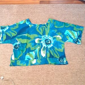 A.N.A womens 1X blouse